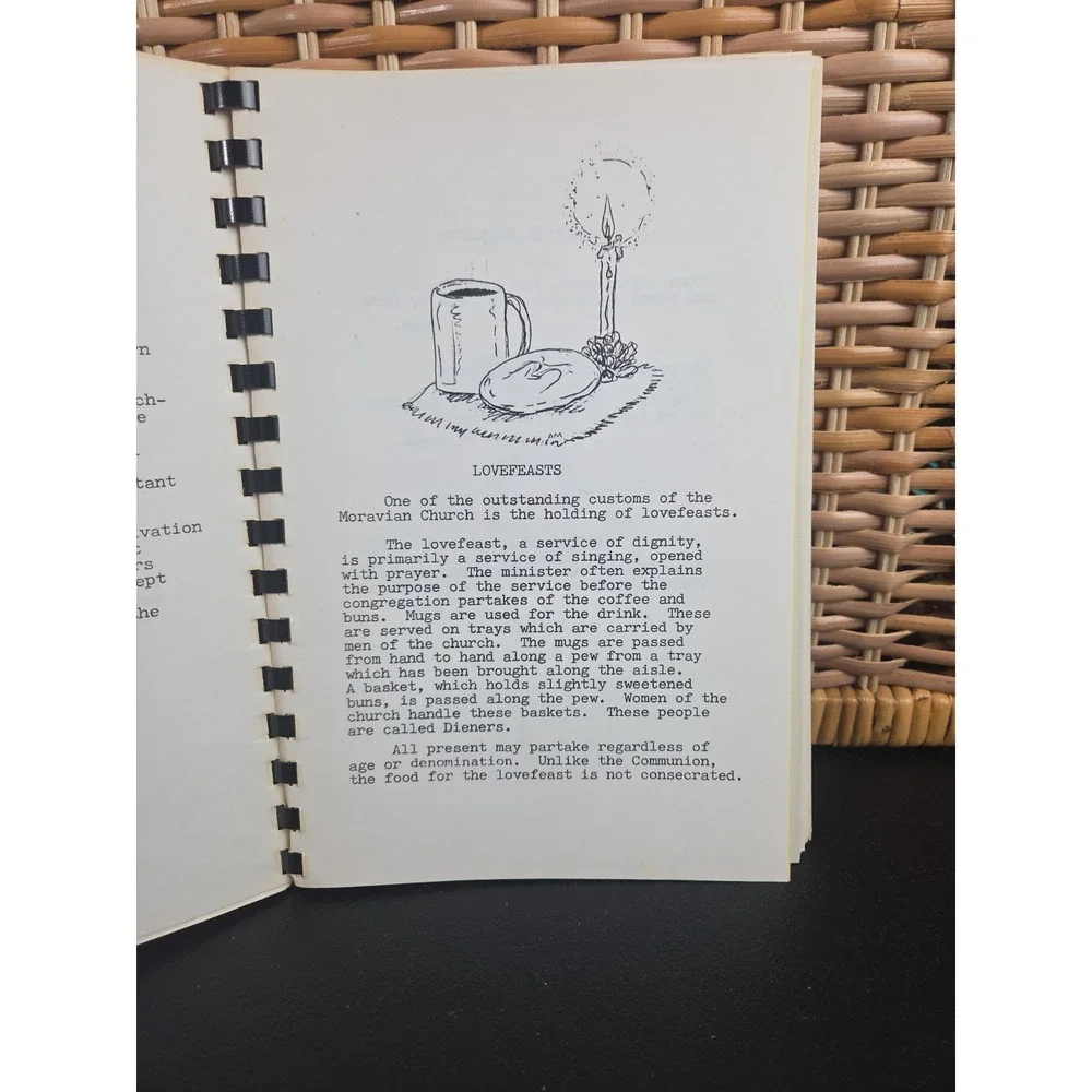 Christ Moravian Church Cookbook Winston-Salem North Carolina 1976
